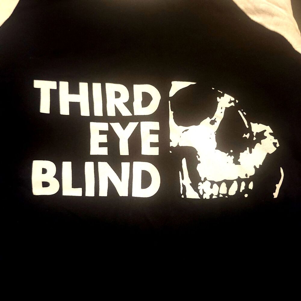 Unisex THIRD EYE BLIND 2019 Summer Gods Tour Licensed Raglan Shirt Super rare